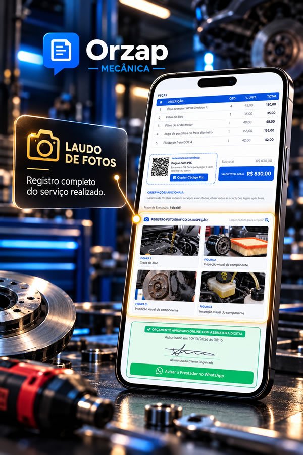 Laudo Fotográfico de Peças